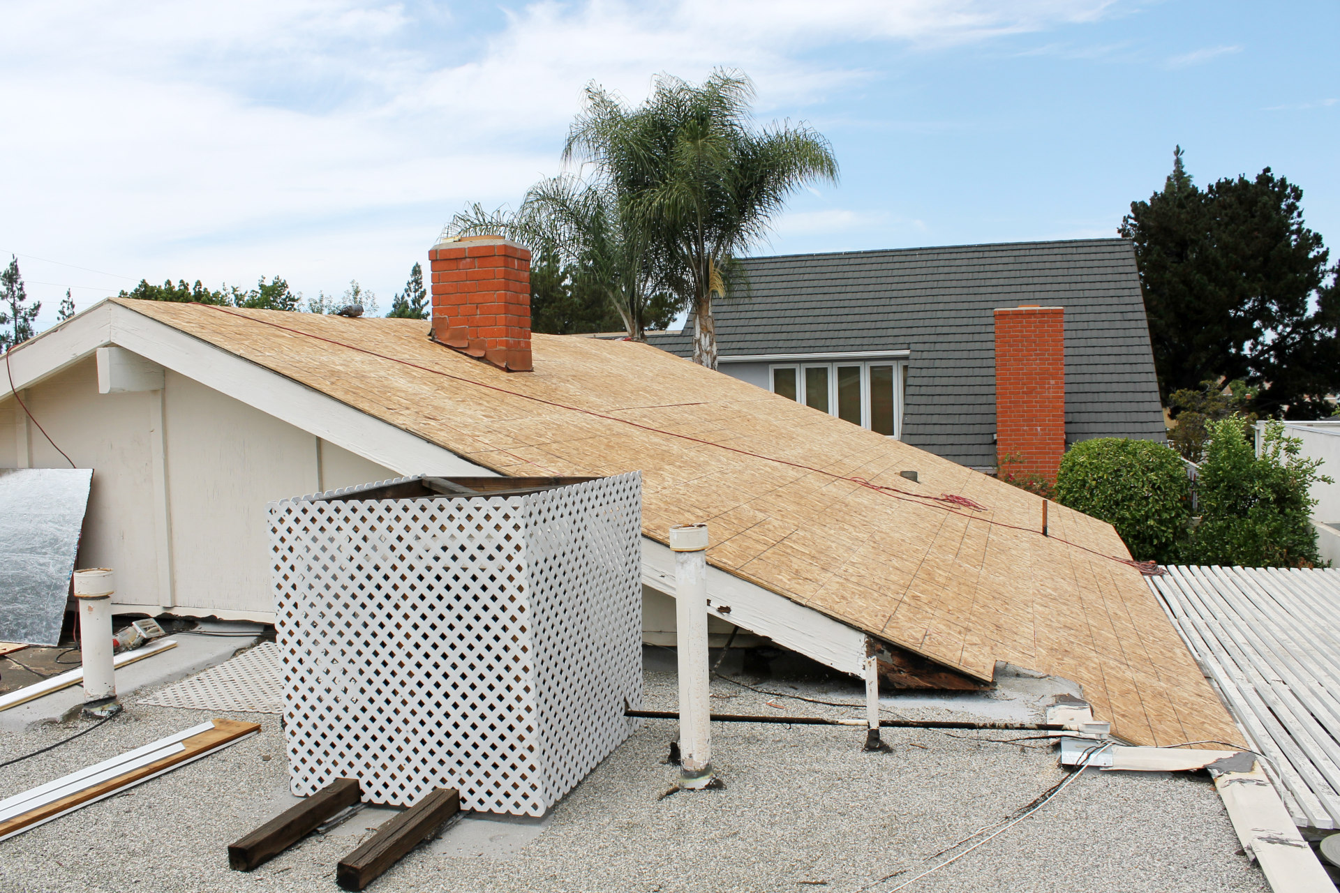 Re-roof Before & After